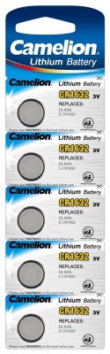 CAMELION LITHIUM CR1632 3V BLISTER (5ST)