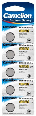 CAMELION LITHIUM CR1632 3V BLISTER (5ST)