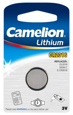 CAMELION LITHIUM CR2016 3V BLISTER (1ST)