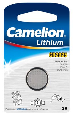 CAMELION LITHIUM CR2025 3V BLISTER (1ST)