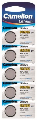 CAMELION LITHIUM CR2032 3V BLISTER (5PC)