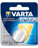 VARTA PRO 3V LITHIUM BUTTON CELL CR1216 BLISTER (1ST)