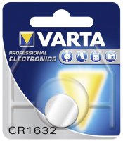 VARTA PRO 3V LITHIUM BUTTON CELL CR1632 BLISTER (1ST)