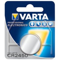 VARTA PRO 3V LITHIUM BUTTON CELL CR2450 BLISTER (1ST)