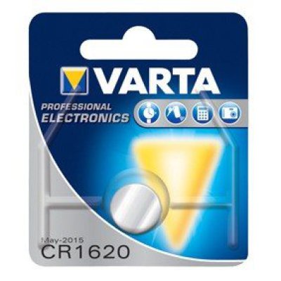 VARTA PRO 3V LITHIUM BUTTON CELL CR1620 BLISTER (1ST)