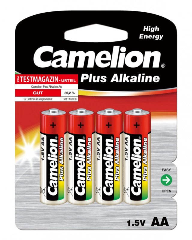 CAMELION PLUS ALKALINE AA/LR6 BLISTER (4ST)