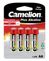 CAMELION PLUS ALKALINE AA/LR6 BLISTER (4PC)