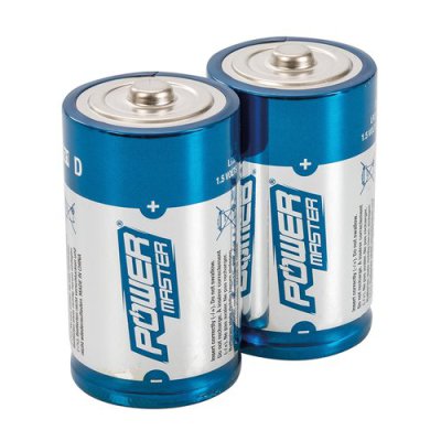 BATTERIE POWERMASTER D/LR20 PAQUET DE 2 (1PC)