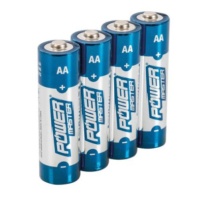 POWER MASTER BATTERY AA/LR6 4 PACK (1PCS)