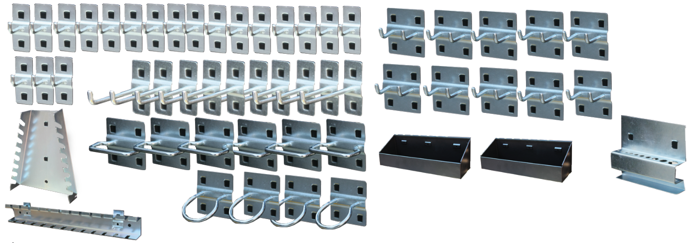 Pakket Large Workshop Systeem Accesoires, 55-delig