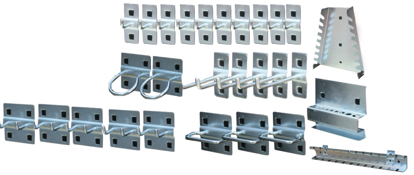 Pakket Medium Workshop Systeem Accesoires, 28-delig