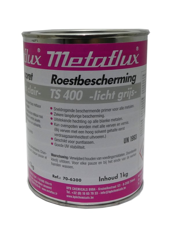 METAFLUX Ts400 Roest Bescherming Grijs, Blik 1kg