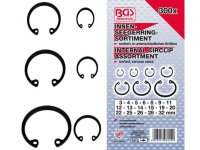 BGS TECHNIC Assortment of Indoor Circlips 3-32mm, 300-piece