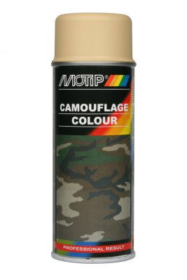 MOTIP PEINTURE DE CAMOUFLAGE BEIGE RAL 1001 400ML (1PC)