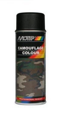 MOTIP CAMOUFLAGE RAL 9021 400ML (1ST)