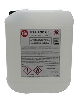 TIX Desinfecterende Handgel, 5l