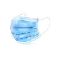 BOW Disposable mouth protection mask, 3-ply, 50 Pieces