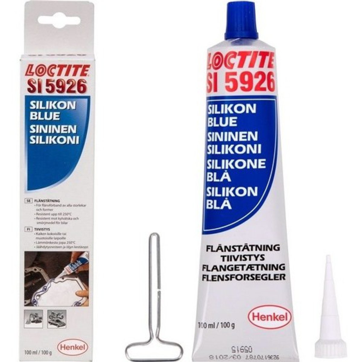 LOCTITE Si 5926 Joint Plat Bleu, 100ml - Huile et additifs