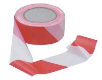 Barrier tape red-white, 500m