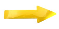 Sticker Yellow Arrow, 46x15cm