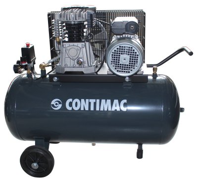 CONTIMAC Compressor, Riemaangedreven, Cm454/10/50w, 10 Bar/50l