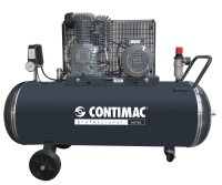 CONTIMAC Compressor, Riemaangedreven, Cm505/10/150d, 10 Bar/150l
