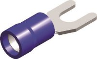 PVC CABLE LUG 664 FORK BLUE M4 (4,3) (5PCS)