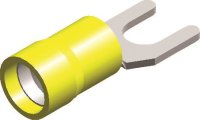 PVC CABLE LUG 684 FORK YELLOW M4 (4,3) (5PCS)