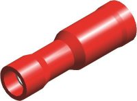 PVC CABLE LUG 548 FEMALE ROUND RED 4,0 (1000PCS)
