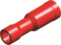 PVC KABELSCHOEN 548 VROUW ROND ROOD 4,0 (1000ST)