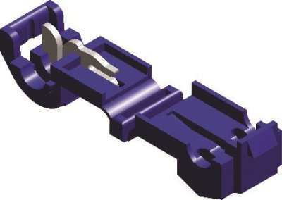 NYLON KLIK-IN CONNECTOR BLAUW 952 (5ST)