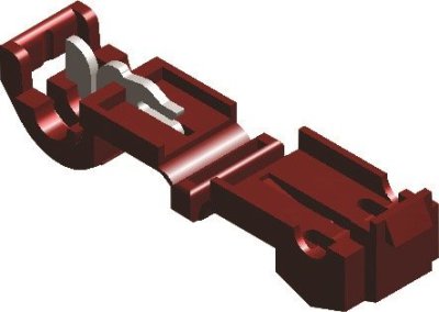 NYLON KLIK-IN CONNECTOR ROOD 951 (5ST)