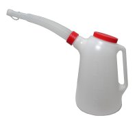 Pouring jug 5l with scale - Red lid