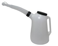 Pouring jug 5l with scale - Black lid