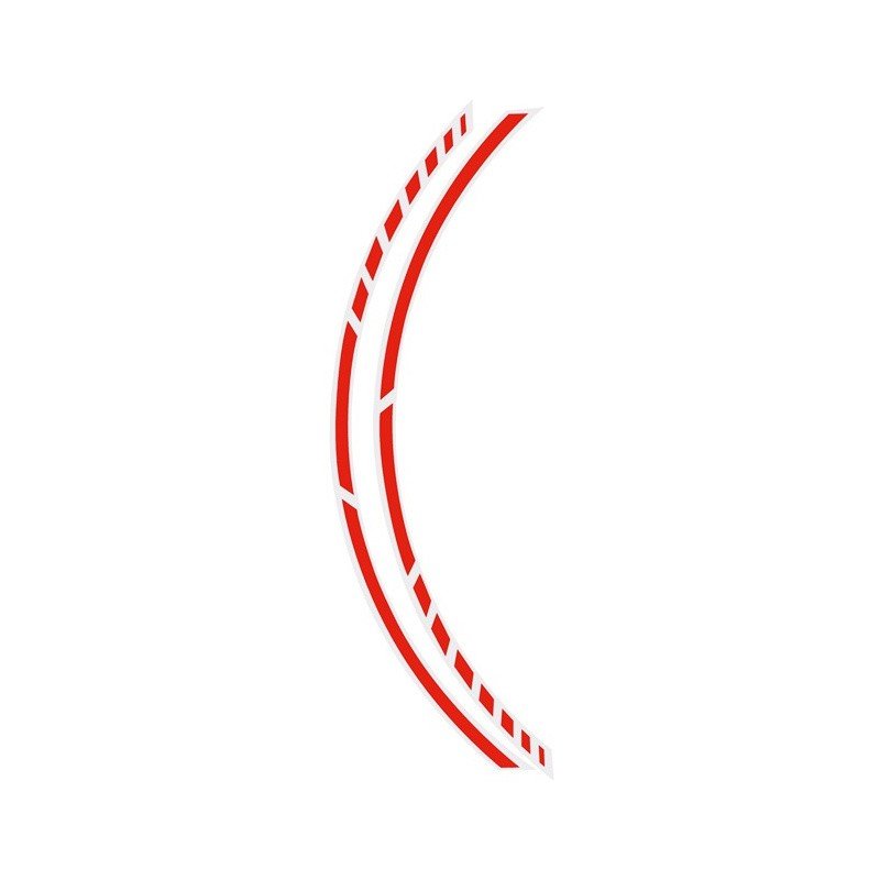 FOLIATEC Pin Striping Voor Moto Racing Red , 14x7x41cm