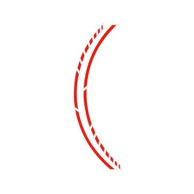 FOLIATEC Pin Striping For Moto Racing Red , 14x7x41cm