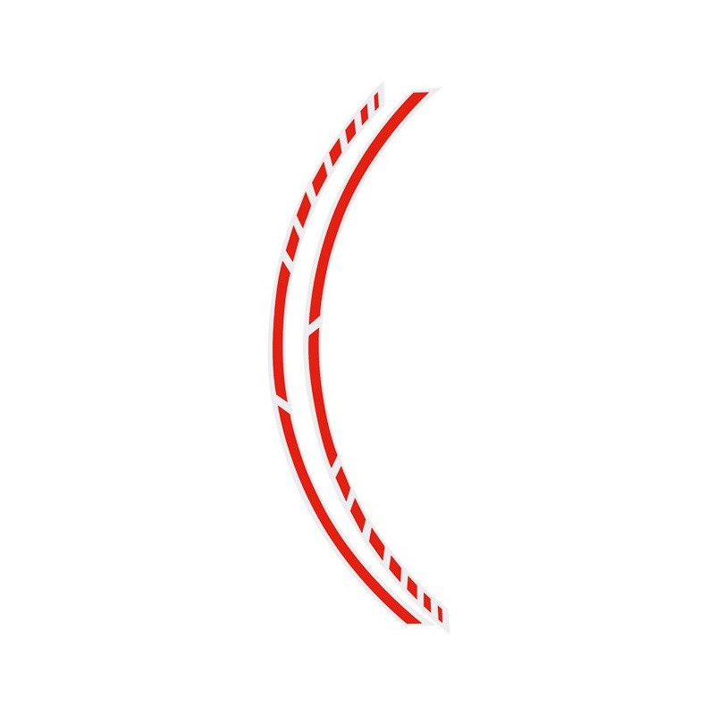 FOLIATEC Pin Striping Voor Moto Racing Red , 14x7x41cm