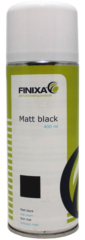 FINIXA Mat Zwart, Spuitbus 400ml