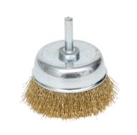 DELTACH Cup Brush On Pin 6mm - Ø 75mm