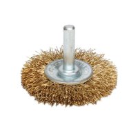 DELTACH Brosse à Disque Sur Broche 6mm - Ø 75mm