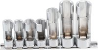 BGS TECHNIC 3/8" (10mm) Open End Sockets for Pipes, 6-Piece