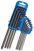 DRAPER Torx Wrench Set, 19 Pieces