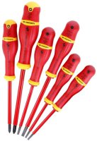 FACOM Set Of 6 Insulated Screwdrivers 1000v