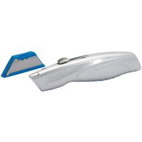 DRAPER Retractable Trimming Knife with 5 Spare Blades