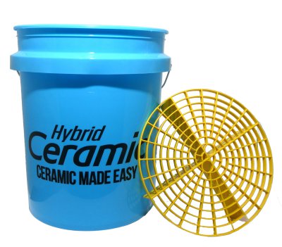 MEGUIARS Hybrid Ceramic Emmer + Gritguard, 19 Liter (blauwe Emmer)