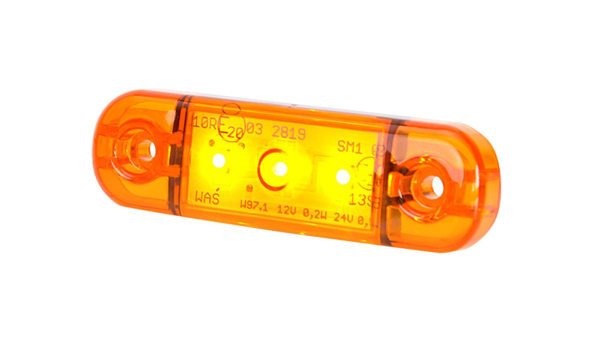 AEB Led Highlight Orange, 12-24v, 84x24x10.4mm - Bagages et transport