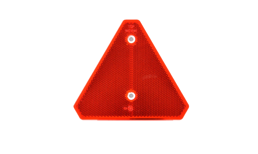 AEB Reflector Driehoek Rood, Vijsbaar, M5 