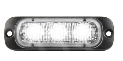 AEB Witte Led Flitser, 3 Leds, 12/24v, 86x27x10.6mm