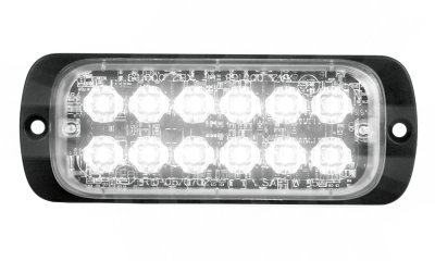 AEB Witte Led Flitser, 12 Leds, 12/24v, 115x43x9mm