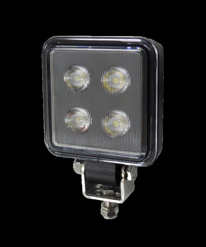 AEB Led Werklamp Vierkant, 1600 Lumen, 9-64v, 71x71x35mm